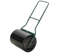 Outsunny Rouleau à gazon, rouleau de jardin 50 cm, remplissable avec 60 L d'eau ou de sable, noir et vert