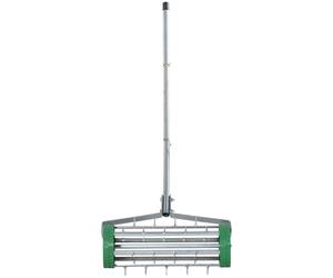 Outsunny Rouleau aérateur pour pelouse avec Manche télescopique 98L x 45l x 87H cm Vert