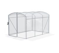 Outsunny Serre Tunnel Pédestre en Film Transparent, Cadre en Acier Galvanisé, 3 x 2 x 2m