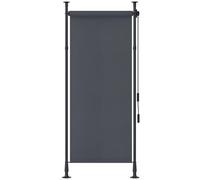 Outsunny Store Extérieur sur Pied Rétractable 1,2 x 2,2-3,1 m Gris Foncé
