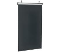 Outsunny Store extšŠrieur vertical store manuel ršŠtractable store pare-soleil enroulable dim. 124L x 222H cm installation sans per?age alu. polyester haute densitšŠ gris foncšŠ