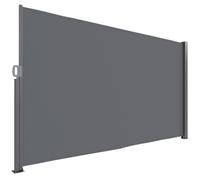 Outsunny Store latéral extensible opaque Protection contre les regards indiscrets avec revêtement mural Store mural latéral