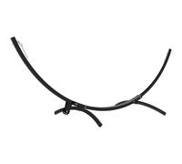 Outsunny Support de Hamac en Métal avec Roues 337 x 118 x 118 cm Noir | Pied de Hamac, Charge Maximale 150 kg, avec Chaînes, Crochets, pour Extérieur et Intérieur
