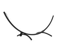 Outsunny Support de hamac en métal avec roues, pied de hamac charge maximale 150 kg avec chaînes crochets 337 x 118 x 118 cm noir