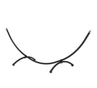 Outsunny Support de Hamac pour Hamac 3m, Support de Hamac avec Cadre en Acier pour Jardin Plage Noir 300 x 90 x 100 cm