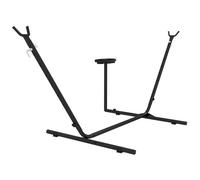 Outsunny - Support pied de hamac - Acier - 305x129x109cm - Noir