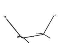 Outsunny Support Pied de Hamac Hauteur Réglable 290L x 120l x 115H cm Noir