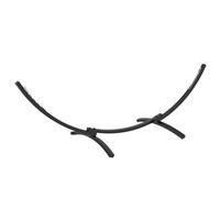 Outsunny Support Pied de hamac Structure Robuste mšŠtal šŠpoxy, longueur 360 cm pour hamacs de 270 š€ 330 cm, gris