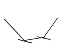 Outsunny Support Pied de hamac Structure Robuste métal époxy Noir dim. 3,60L x 0,92l x 1,15H m