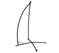 Outsunny Support pour fauteuil suspendu - hauteur 215 cm - Charge max. 130 kg - métal noir