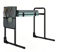 Outsunny Tabouret de Jardin Pliable Agenouilloir de Jardin Repose-Genoux Siège Jardinage avec Coussin Rembourré Épais en Mousse EVA, Poches à Outils, Gris Foncé Descriptions Longues:Facilitez le jardi