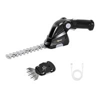 Outsunny Taille-haie cisaille Gazon sans Fil 2-en-1 7,2V 2 Lames Chargeur | 2 batteries rechargeables 2000mAh, coupe-légère portable, pour buissons, branches, arbustes, bordures