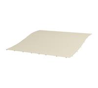 Outsunny Telo Copertura per Gazebo Pergola 3x3 m in Poliestere con 16 Fori di Drenaggio, 297x297 cm, Beige