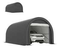 Outsunny Tente de garage résistant à l'eau protection UV UPF 30 + parois latéraux amovibles 5 x 3 m gris