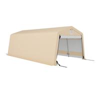 Outsunny Tente garage carport dim. 6,2L x 3,3l x 2,4H m acier galvanisé robuste PE haute densité 150 g/m² imperméable anti-UV
