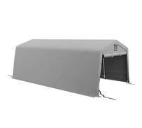 Outsunny Tente garage carport dim. 6,2L x 3,3l x 2,4H m acier galvanisé robuste PE haute densité 150 g/m² imperméable anti-UV