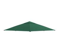 Outsunny Toile de rechange pour pavillon toit de remplacement gazebo tissu polyester haute densité 180 g/m² anti-UV 3 x 3 m vert