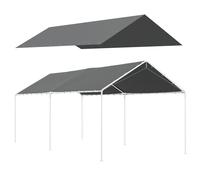 Outsunny Toile de remplacement pour carport 3 x 6 m avec 48 élastiques à boules (housse uniquement, cadre non inclus)