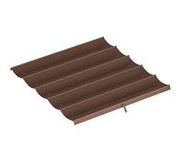 Outsunny Toile de Toit pour Pergola Rétractable 3x3 m Café