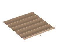 Outsunny Toit de rechange pour pergola de 3 x 3 m, imperméable, 250 x 255 cm, marron