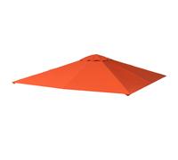 Outsunny Toit de Remplacement 3x3m Toile de Rechange pour Tonnelle de Jardin en Polyester avec Trou de Ventilation Orange