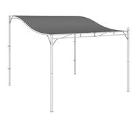 Outsunny Toit Rechange pour pergola 3x3 m Couverture Gazebo Gris foncé