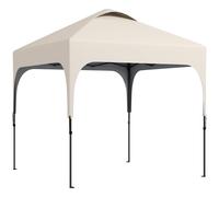 Outsunny Tonnelle 2,5 x 2,5 m barnum de jardin Pop-up pliant hauteur réglable Oxford anti UV50+ châssis acier sac de transport