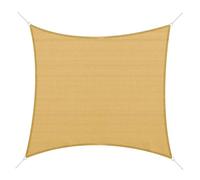 Outsunny Voile d'Ombrage Rectangulaire Protection UV 3 x 3 m Coloris Sable