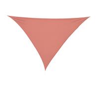 Voile d'ombrage - Outsunny - triangulaire grande taille 4x4x4 m haute densité anti-UV - PE - rouge rouille