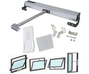 Ouverture de fenêtre électrique - Ouverture de chaîne automatique - Commandes de ventilation - Silent Energy-efficace - 400N Verrouillage de puissance - Argent