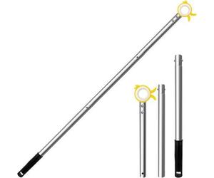 Ouverture de fenêtre télescopique - Extension de poignée Windows - Fenêtre Stang 65/92 cm - Acier inoxydable - Jaune - Pour les dômes Velux Dakramen en Licht