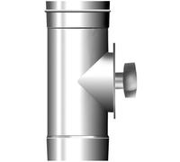Ouverture de test avec couvercle maximum 200°C - simple paroi - Schräder Future EW 120 mm