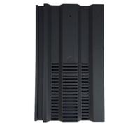 Ouverture de tuile pour toiture, gris foncé, lisse, compatible avec les marques Marley, Redland et Sandtoft