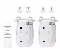 Ouverture électrique pour rideaux, compatible avec les rails U/T, lot de 2, avec télécommande