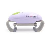 Ouvre-Bocal Électrique Automatique ONE TOUCH KC12 - Mains Libres - Pour Seniors et Personnes Souffrant d'Arthrite - Ustensile de Cuisine Ergonomique Sans Effort - Bouton Unique - Blanc