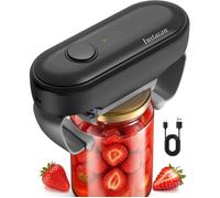 Ouvre-bocal électrique - gadget de cuisine solide et robuste pour bocaux scellés - ouvre-bocal automatique mains libres(Blanc)