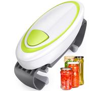 Ouvre-bocal électrique pour personnes âgées souffrant d'arthrite, ouvre-bocal automatique One Touch pour mains faibles, mains-libres à piles pour bocaux hermétiques et scellés sous vide, gadget de
