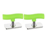 Ouvre-bocal, lot de 2, ouvre-bouteille en acier inoxydable réglable de 8,5 à 10,4 cm, poignée antidérapante, pince à couvercle pour seniors, outil de cuisine polyvalent pour mains faibles, vert