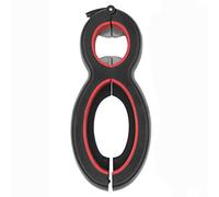 Ouvre-bocal multifonction 6 en 1 en acier inoxydable - Outil d'ouverture manuel pour sacs, tirettes et couvercles de bocaux