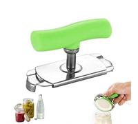 Ouvre-bocal rétractable et multifonctionnel - Ouvre-boîtes manuel sans effort - Poignée ergonomique automatique - Pour personnes âgées