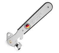 Ouvre-boîte à levier Westmark Columbus - ouvre-boîte étroit avec décapsuleur idéal pour ouvrir des canettes et des bouteilles - argent, 1025227N