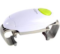 Ouvre-boîte, bocal et bouteille électrique - Bord lisse - Portable - Ouverture automatique en un seul geste - Fonctionne à piles - Mains libres - Pour personnes âgées - Arthrite - Élimine les douleurs