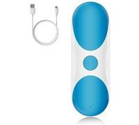 Ouvre-boîte électrique,OMOZUN,ouvre-boîte automatique,recharge USB-C 2000 mAh,arrêt automatique,ne blesse pas les mains,bleu et blanc bleu,blanc