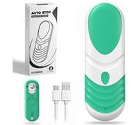 Ouvre-boîte électrique,OMOZUN,ouvre-boîte automatique,sans lame pour éviter de se couper,permet d'ouvrir plusieurs boîtes avec une seule charge complète,vert et blanc vert,blanc