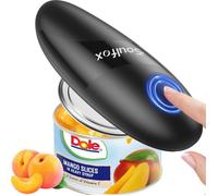 Ouvre boîte électrique - One Touch - Multifonction - Ergonomique，pour toutes les tailles de boîtes de conserve rondes