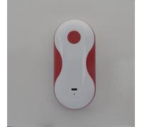 Ouvre-boîte électrique, ouvre-bocal automatique One-Touch avec pince à couvercle, rechargeable par USB-C, pour personnes âgées, rouge et blanc, 18,5 x 9,9 x 7,6 cm, fonctionnement silencieux pour