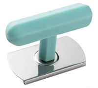 Ouvre-boîte en acier inoxydable pour un transfert efficace de la poignée à la coupe par engrenage (bleu)