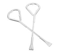 Ouvre-boîte en Métal Argenté 2 Pièces pour Pots de Peinture