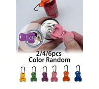 Ouvre-boîte en plastique pour canettes de soda, ouvre-boîte hermétique anti-poussière, un ouvre-bouteille simple et compact avec fonction d'étanchéité anti-poussière. Peut être utilisé comme pendentif