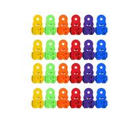 Ouvre-Boîte Manuel Facile de Couleur de 24 Pièces, Ouvre-Onglets en Plastique de Qualité Supérieure, Couvercles de Canettes de Soda étanches
